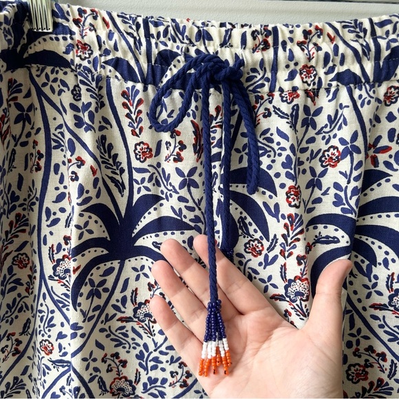 Joie linen blend wide leg drawstring elastic waist pants - Picture 5 of 9